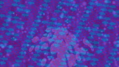 Soyut hareket desenli fütüristik video üretimi için dinamik dijital arkaplan