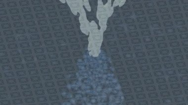 Benzersiz video giriş tasarımı projeleri için detaylı yüzey kalıbı film animasyon stili grafik girişi