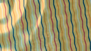 Benzersiz dijital animasyon tarzı grafikleri olan yaratıcı ortam tasarımı için yenilikçi hareket dokusu