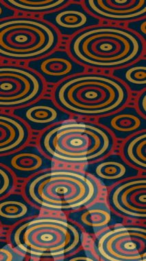 Organik desenli yüzey giriş stili video film sanatı ile soyut arkaplan tasarımı