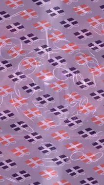 Benzersiz video giriş tasarımı projeleri için detaylı yüzey kalıbı film animasyon stili grafik girişi