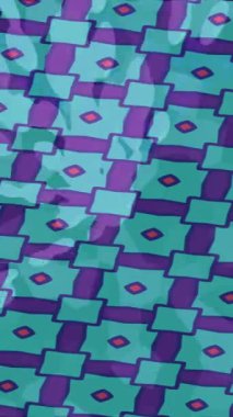 Benzersiz dijital animasyon tarzı grafikleri olan yaratıcı ortam tasarımı için yenilikçi hareket dokusu