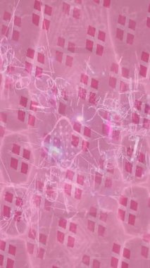 Benzersiz video giriş tasarımı projeleri için detaylı yüzey kalıbı film animasyon stili grafik girişi