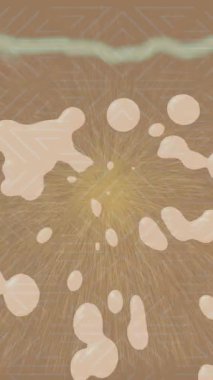 Benzersiz dijital animasyon tarzı grafikleri olan yaratıcı ortam tasarımı için yenilikçi hareket dokusu