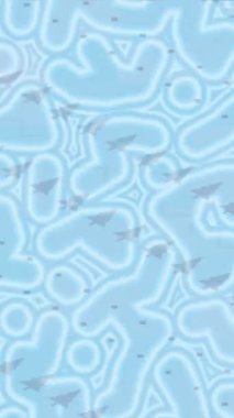 Soyut hareket desenli fütüristik video üretimi için dinamik dijital arkaplan