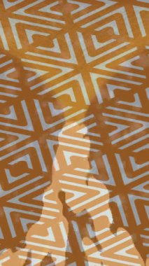 Organik desenli yüzey giriş stili video film sanatı ile soyut arkaplan tasarımı