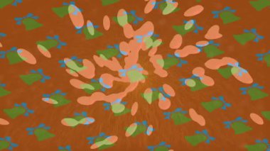 Lüks hareket projeleri için soyut tasarım stili animasyonu olan üst düzey dijital doku