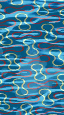 Organik desenli yüzey giriş stili video film sanatı ile soyut arkaplan tasarımı