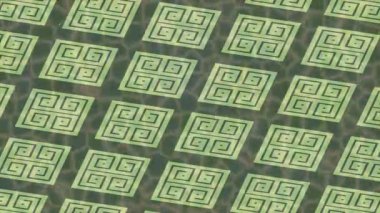 Lüks hareket projeleri için soyut tasarım stili animasyonu olan üst düzey dijital doku