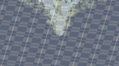 Lüks hareket projeleri için soyut tasarım stili animasyonu olan üst düzey dijital doku