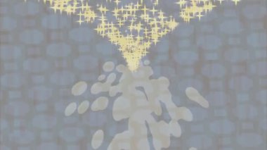 Soyut hareket desenli fütüristik video üretimi için dinamik dijital arkaplan