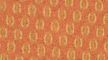 Benzersiz dijital animasyon tarzı grafikleri olan yaratıcı ortam tasarımı için yenilikçi hareket dokusu