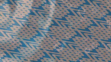 Benzersiz video giriş tasarımı projeleri için detaylı yüzey kalıbı film animasyon stili grafik girişi