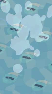 Estetik doku arkaplan tasarımı renkli hareket grafikleri ile moda film giriş profosyoneli