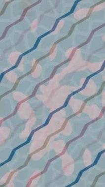 Soyut hareket desenli fütüristik video üretimi için dinamik dijital arkaplan