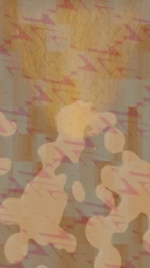 Lüks hareket projeleri için soyut tasarım stili animasyonu olan üst düzey dijital doku