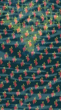 Estetik doku arkaplan tasarımı renkli hareket grafikleri ile moda film giriş profosyoneli