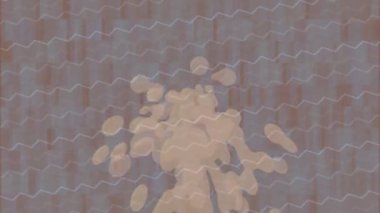 Dijital doku yüzey tasarım biçimi ile modern video animasyonu için gelişmiş hareket grafikleri