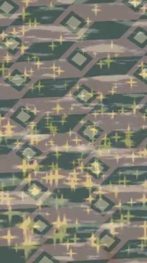 Benzersiz video giriş tasarımı projeleri için detaylı yüzey kalıbı film animasyon stili grafik girişi