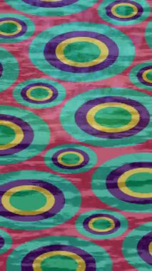 Benzersiz dijital animasyon tarzı grafikleri olan yaratıcı ortam tasarımı için yenilikçi hareket dokusu