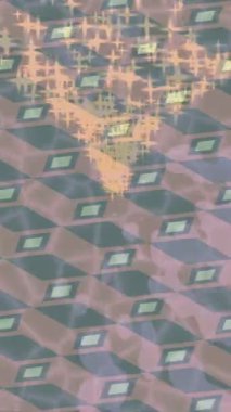 Benzersiz hareket dokusu tasarım sanatı ile profesyonel video düzenleme için modern soyut grafikler