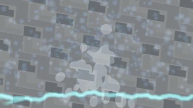 Lüks hareket projeleri için soyut tasarım stili animasyonu olan üst düzey dijital doku