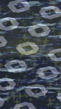 Soyut hareket desenli fütüristik video üretimi için dinamik dijital arkaplan