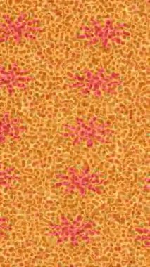 Lüks hareket projeleri için soyut tasarım stili animasyonu olan üst düzey dijital doku