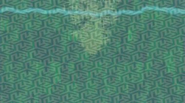 Lüks hareket projeleri için soyut tasarım stili animasyonu olan üst düzey dijital doku