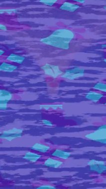 Benzersiz dijital animasyon tarzı grafikleri olan yaratıcı ortam tasarımı için yenilikçi hareket dokusu