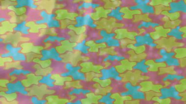 Soyut hareket desenli fütüristik video üretimi için dinamik dijital arkaplan