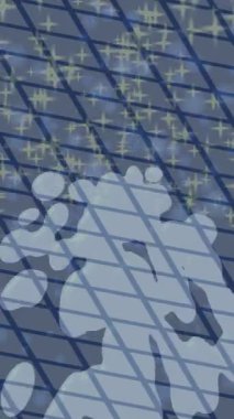 Benzersiz dijital animasyon tarzı grafikleri olan yaratıcı ortam tasarımı için yenilikçi hareket dokusu