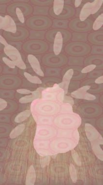 Organik desenli yüzey giriş stili video film sanatı ile soyut arkaplan tasarımı