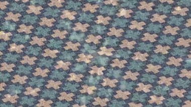 Benzersiz dijital animasyon tarzı grafikleri olan yaratıcı ortam tasarımı için yenilikçi hareket dokusu