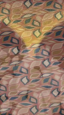 Lüks hareket projeleri için soyut tasarım stili animasyonu olan üst düzey dijital doku