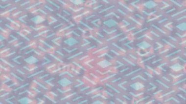 Benzersiz dijital animasyon tarzı grafikleri olan yaratıcı ortam tasarımı için yenilikçi hareket dokusu