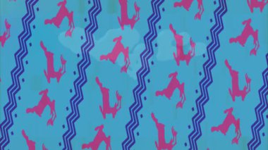 Benzersiz hareket grafikleri tasarım sanatına sahip yaratıcı film üretimi için özet bir arkaplan