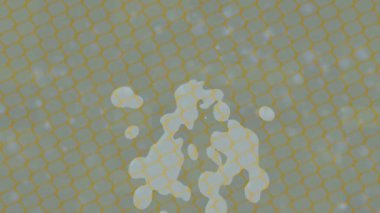 Benzersiz dijital animasyon tarzı grafikleri olan yaratıcı ortam tasarımı için yenilikçi hareket dokusu