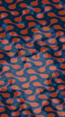 Soyut hareket desenli fütüristik video üretimi için dinamik dijital arkaplan