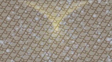 Benzersiz dijital animasyon tarzı grafikleri olan yaratıcı ortam tasarımı için yenilikçi hareket dokusu