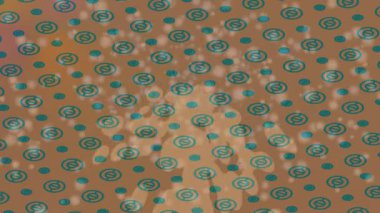 Soyut hareket desenli fütüristik video üretimi için dinamik dijital arkaplan