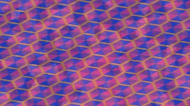 Soyut hareket desenli fütüristik video üretimi için dinamik dijital arkaplan