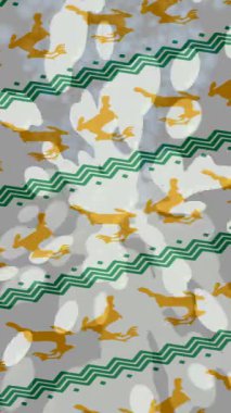 Lüks hareket projeleri için soyut tasarım stili animasyonu olan üst düzey dijital doku