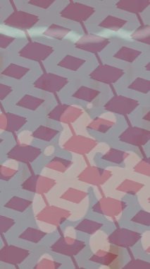 Benzersiz video giriş tasarımı projeleri için detaylı yüzey kalıbı film animasyon stili grafik girişi