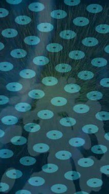 Modern medya üretimi için fütüristik dijital soyut doku sinematik tarz hareketli grafik ögesi