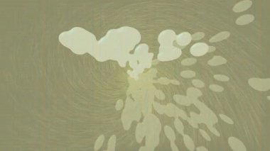 Benzersiz dijital animasyon tarzı grafikleri olan yaratıcı ortam tasarımı için yenilikçi hareket dokusu