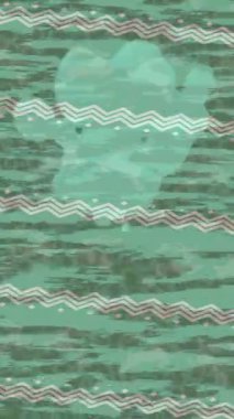 Benzersiz dijital animasyon tarzı grafikleri olan yaratıcı ortam tasarımı için yenilikçi hareket dokusu