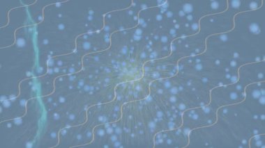 Dijital doku yüzey tasarım biçimi ile modern video animasyonu için gelişmiş hareket grafikleri