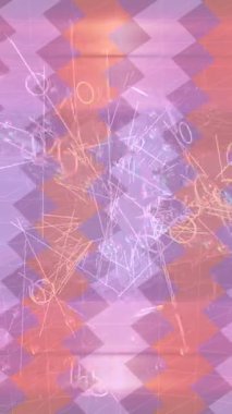 Benzersiz hareket dokusu tasarım sanatı ile profesyonel video düzenleme için modern soyut grafikler