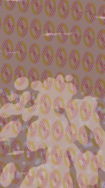 Soyut hareket desenli fütüristik video üretimi için dinamik dijital arkaplan